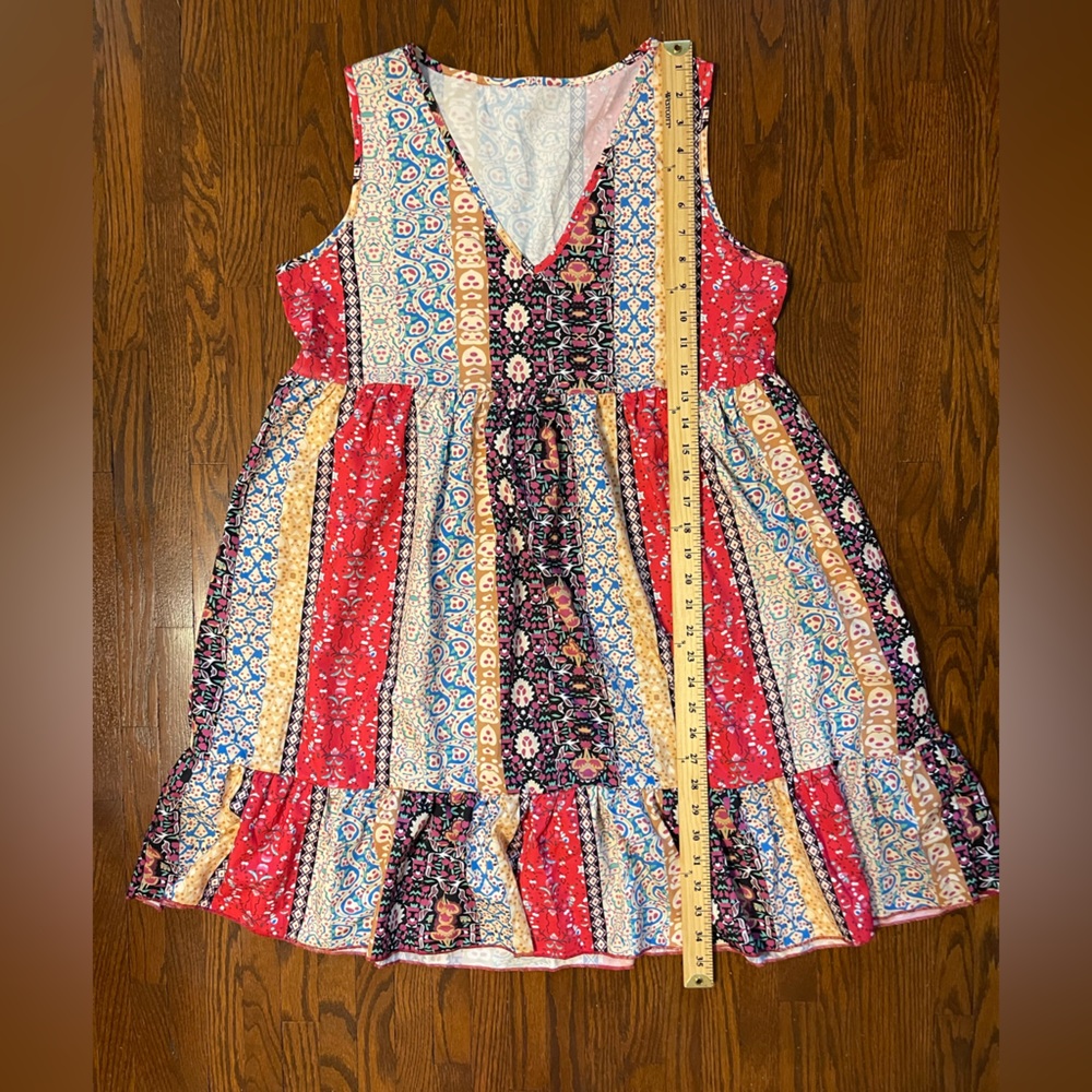 Boutique sleeveless dress.